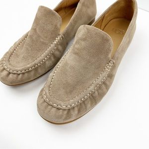 UGG tan Vivian suede loafer